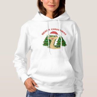 Pull À Capuche Snake Zodiac Année 2025 Joyeux Noël