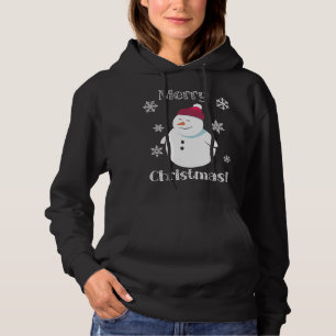 Pull À Capuche Snowman gelé mignon animal Joyeux Noël