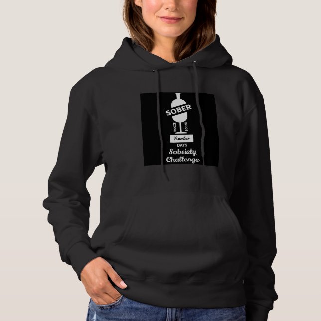 Pull À Capuche Sobre AF Alcoolique en Réadaptation (Devant)