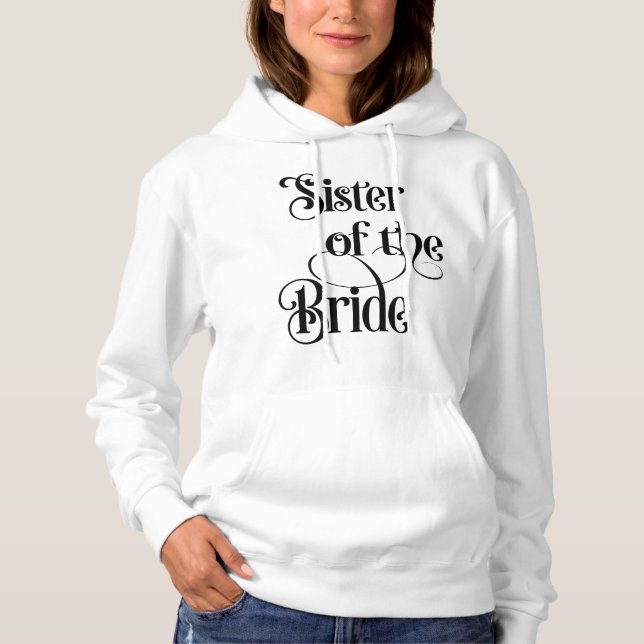 Pull À Capuche Sœur de la mariée (Devant)