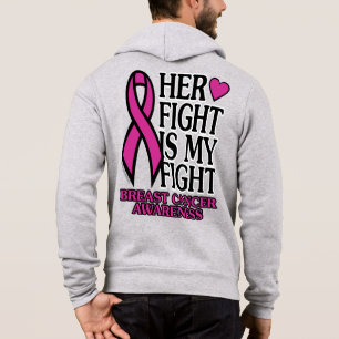 Pull À Capuche Son combat...Cancer du sein