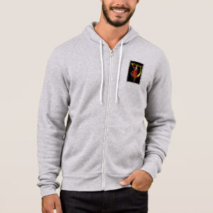 Pull À Capuche Sorcière de Halloween nostalgique et son chat