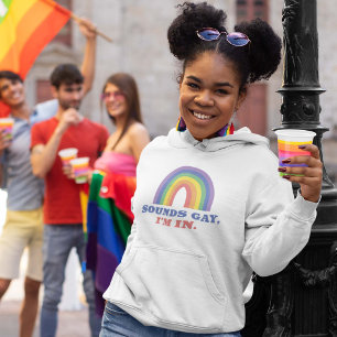 Pull À Capuche Sounds Gay I'm In