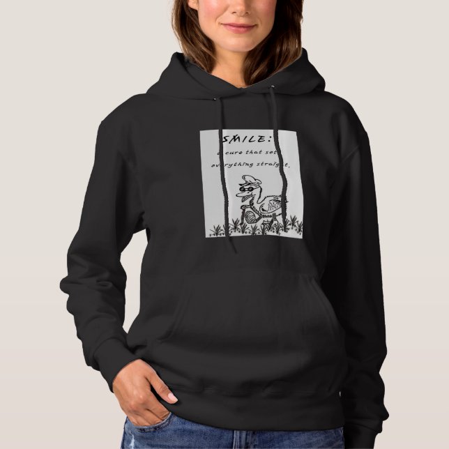 PULL À CAPUCHE SOURIRE QUI GARDE (Devant)