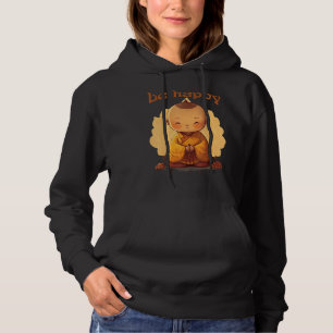 Pull À Capuche Soyez heureux Zen Petit bébé Bouddha Mandala