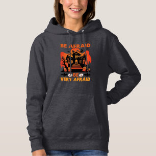 Pull À Capuche Soyez très effrayés Halloween Maison hantée Citrou