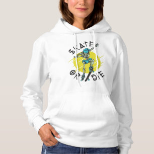 Pull À Capuche Squelette de skateboard ou mourir