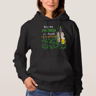 Pull À Capuche St Bernard Kiss Me Je suis Irlandais Ou Irlandais 