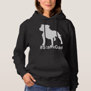 Pull À Capuche Staffy Papa avec Staffordshire Bull Terrier Dog St