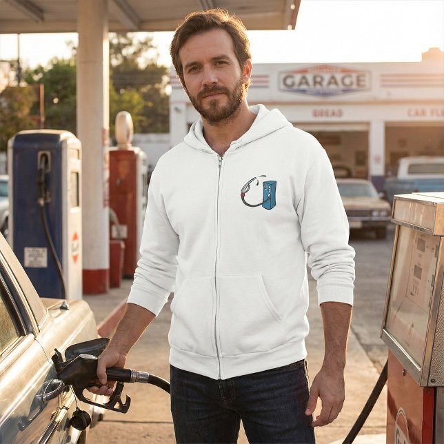 Pull À Capuche Station-service de pompe à essence drôle (Créateur téléchargé)