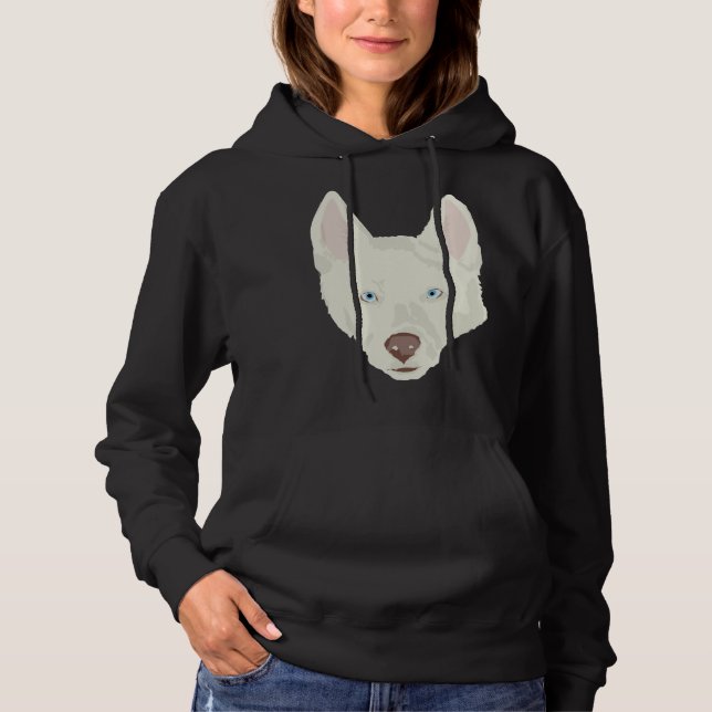 Pull À Capuche Sticker Husky (Devant)
