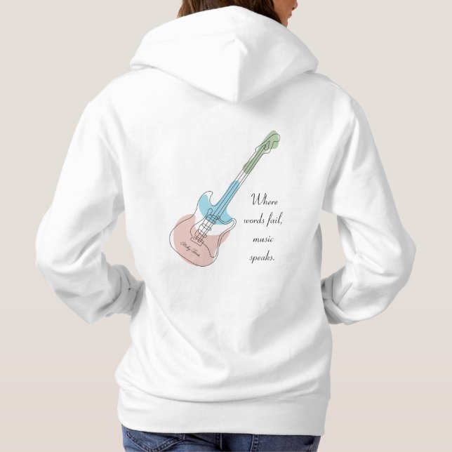Pull À Capuche Sticky tunes | | Let Music Speak (Dos)