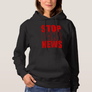 Pull À Capuche Stop Fake News Droits Journalistes Journalistes Pr