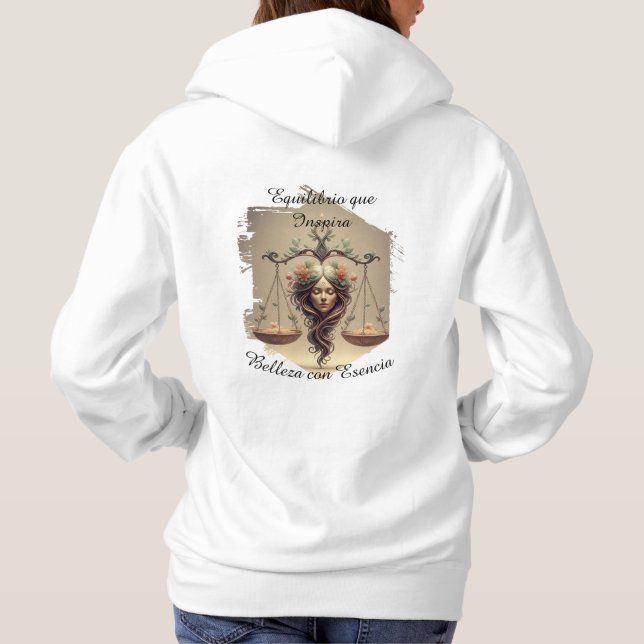 Pull À Capuche Sudadera Hoodie Lady Libra (Dos)
