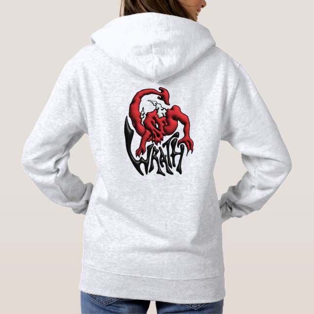 Pull À Capuche Sueur Votre Colère de Diable Vivid (Dos)