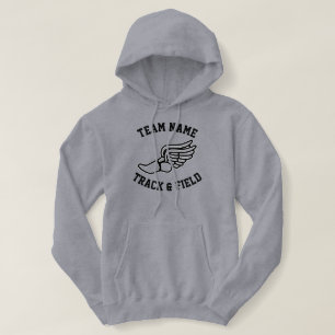 Pull À Capuche Suivi et champ Nom de l'équipe personnalisée ou sp