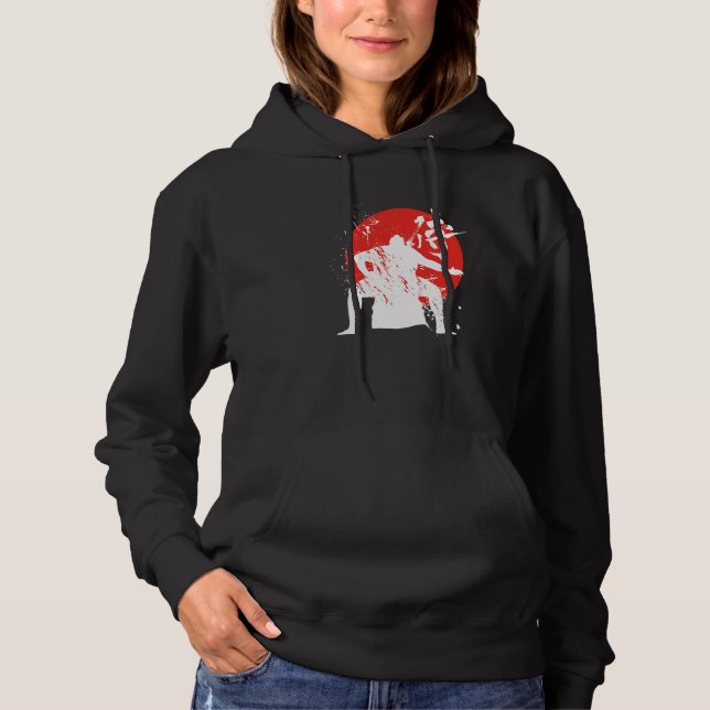 Pull À Capuche Sumo Wrestler Kanji Japonais Lutte Japon (Devant)