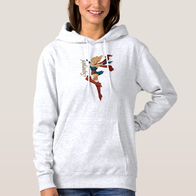 Pull À Capuche Supergirl Bombshell (Devant)
