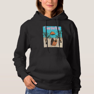 Pull À Capuche Surferlife Surfant Plage Surfeur Vintage Surf