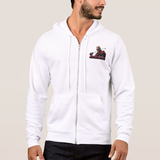 Pull À Capuche Survêtement à capuche zippé pour adulte Super Golf (Devant)