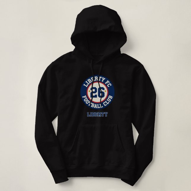 Pull À Capuche Survêtement personnalisé Liberty FC pour femmes |  (Design devant)