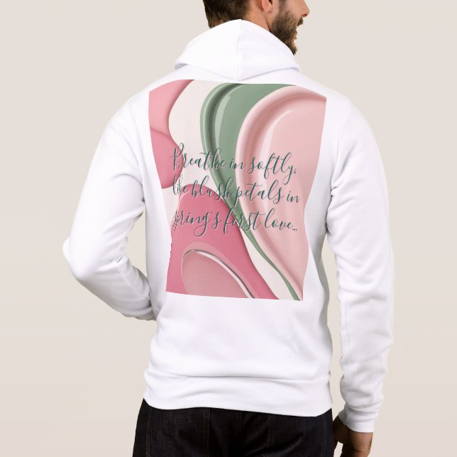 Pull À Capuche Sweat-shirt à capuche avec fermeture éclair totale (Dos)