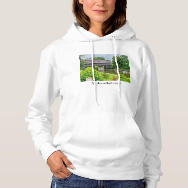 Pull À Capuche Sweat-shirt à capuche - Le pont couvert en bois de (Devant)