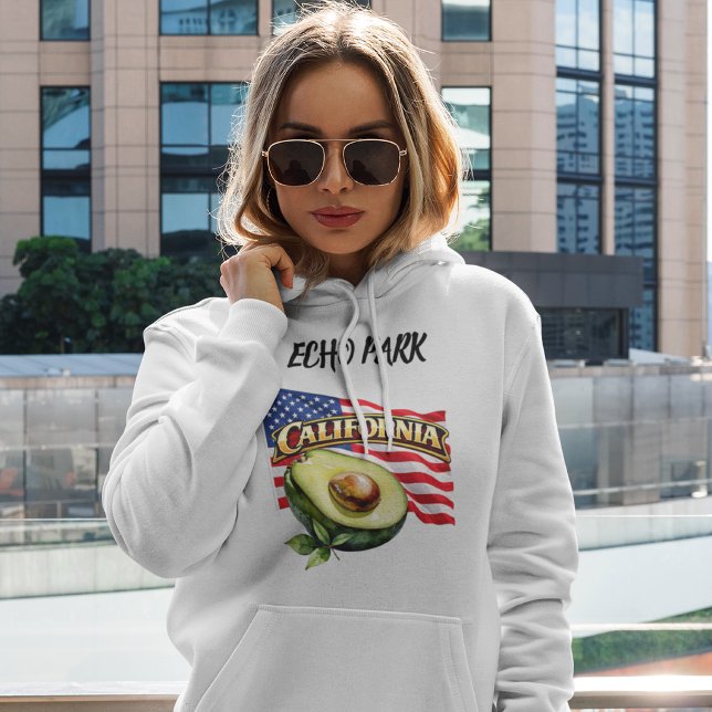 Pull À Capuche Sweat-shirt à capuche pour femmes de Californie (California Love & Avo Vibes)
