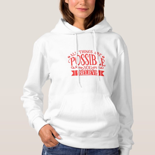 Pull À Capuche Sweat-shirt femme  (Devant)