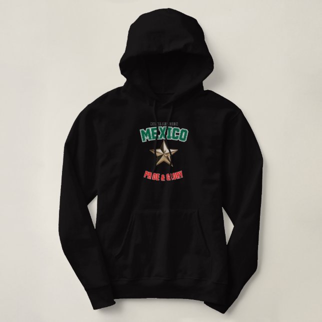 Pull À Capuche Sweat-shirt femme édition fierté nationale Mexique (Design devant)