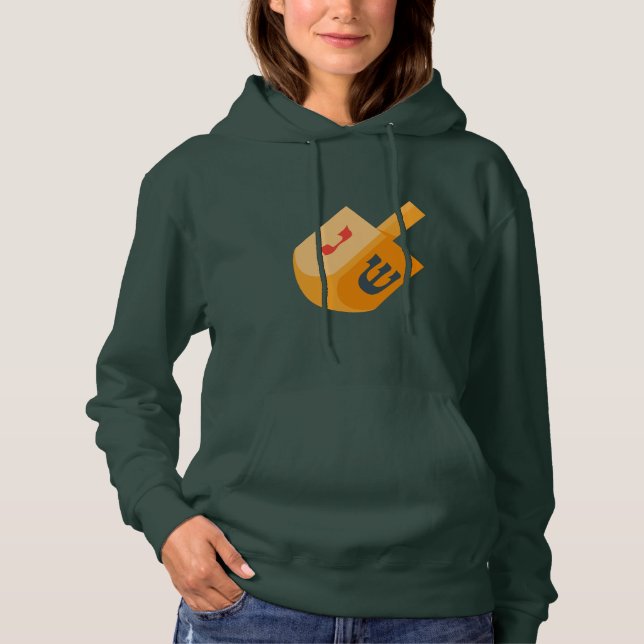 Pull À Capuche Sweat-shirt Joyeux Hanukka (Devant)