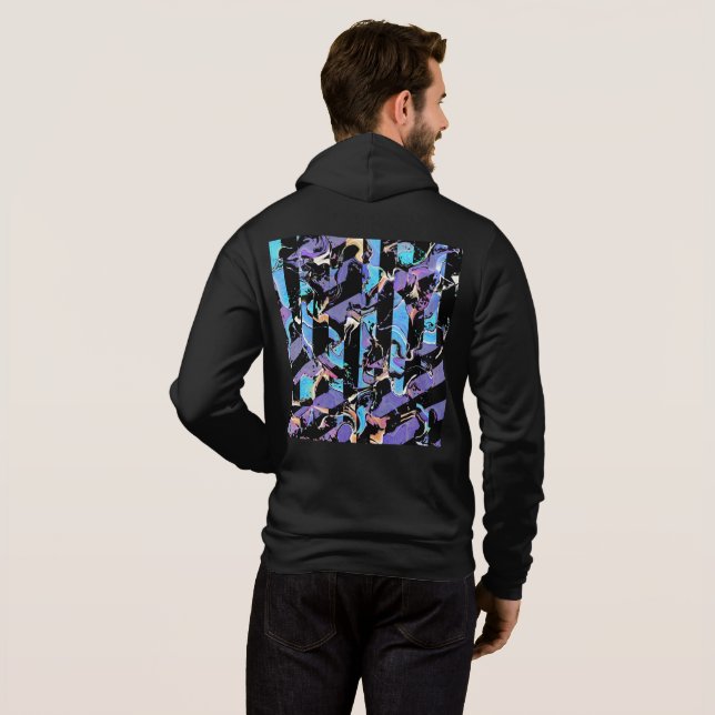 Pull À Capuche Sweat-shirt laid-back (Dos entier)