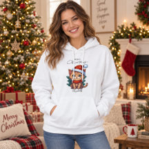 Sweat-shirt personnalisé de Noël avec un chaton mi