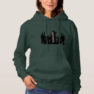 Pull À Capuche Sweat-shirt Streetwear Glitch pour Femmes