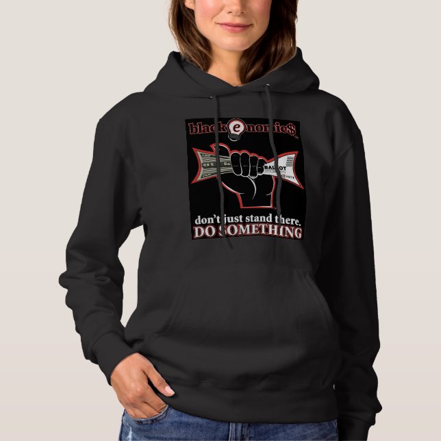 Pull À Capuche Sweatshirt à capuche noir "Buck and Ballot" pour f (Devant)