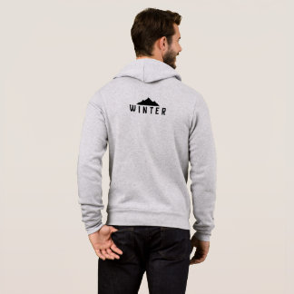Pull À Capuche Sweatshirt à capuche zipé Minimal Winter Mountain