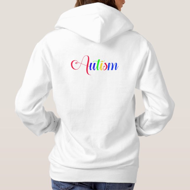 Pull À Capuche sweatshirt à capuchon à double face pour femmes (Dos)