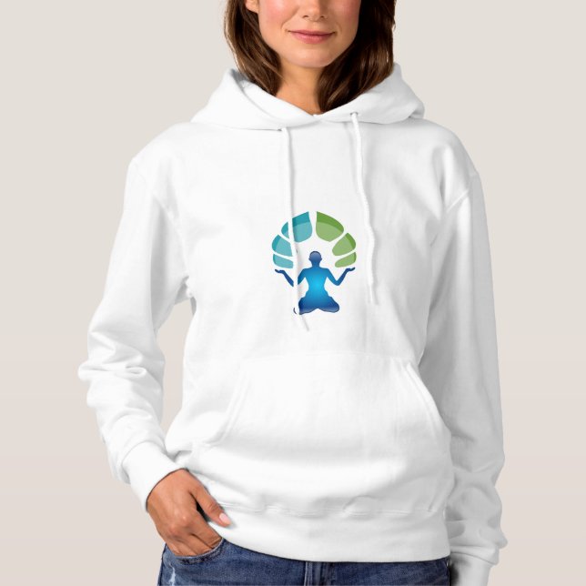 Pull À Capuche Sweatshirt à capuchon de base avec l'image de (Devant)