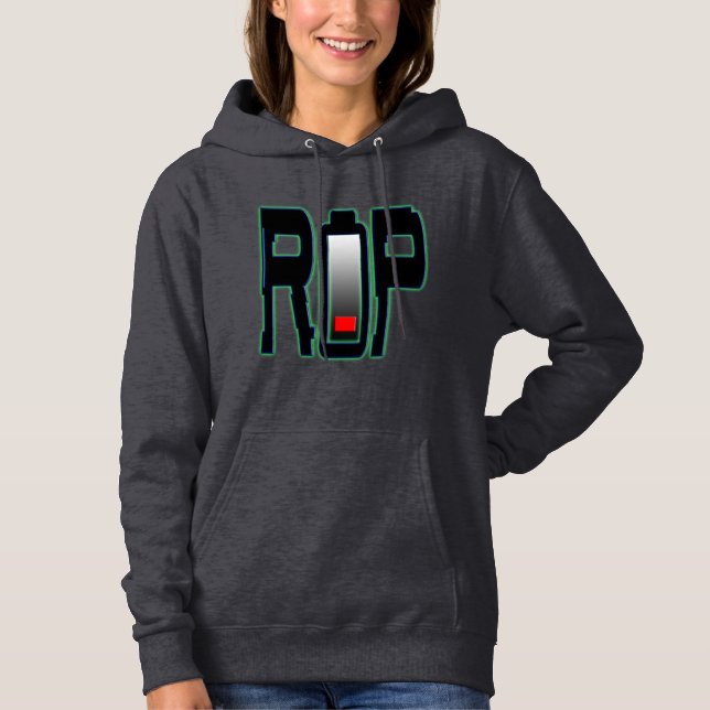 Pull À Capuche SWEATSHIRT à capuchon de base pour femmes RIP Batt (Devant)