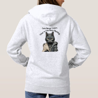 Pull À Capuche Sweatshirt à capuchon de chat pour femmes