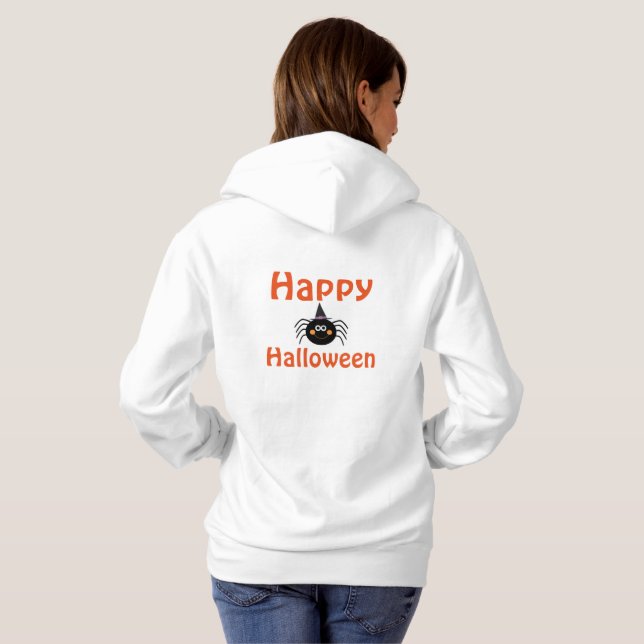 Pull À Capuche Sweatshirt à capuchon féminin d'Halloween (Dos entier)