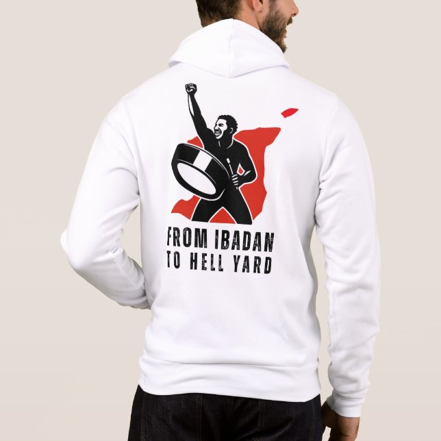 Pull À Capuche Sweatshirt à fermeture éclair FITHY pour hommes (Dos)