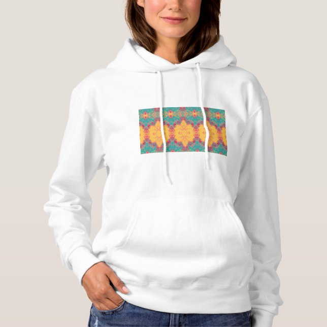 Pull À Capuche Sweatshirt blanc à capuchon de base | Artiste d'un (Devant)