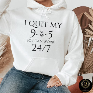 Pull À Capuche Sweatshirt Casual Quotidien – Quitter de 9 à 5