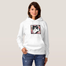 Sweatshirt de chat de smoking