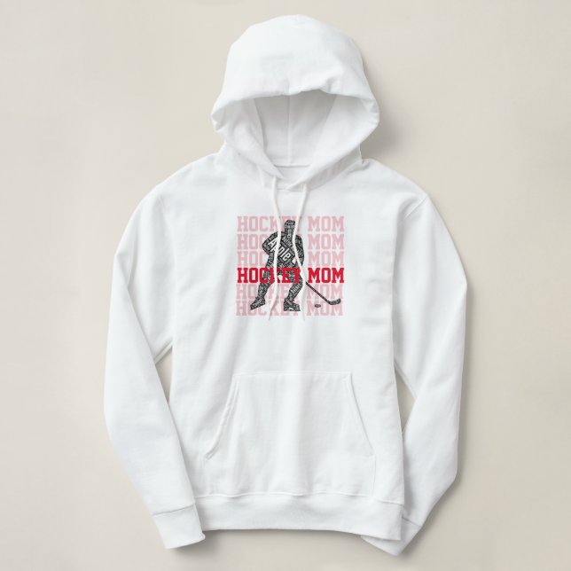 Pull À Capuche Sweatshirt de la mère de hockey | Hockey Slang | S (Design devant)