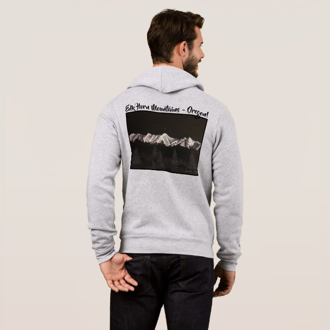 Pull À Capuche Sweatshirt de terrain de jeu Elk Horn (Dos entier)