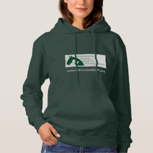 Pull À Capuche sweatshirt féminine verte avec le logo Adk EAP