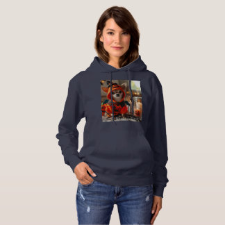 Pull À Capuche Sweatshirt femme avec imprimé Chihuahua dans une p