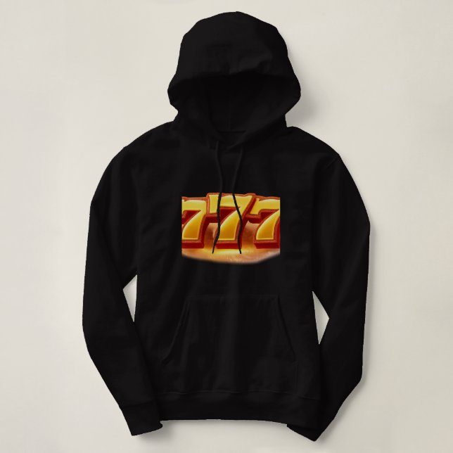 Pull À Capuche Sweatshirt Numéro Ange 777 – Alignement, Chance &  (Design devant)
